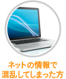 ネットの情報で混乱してしまった方